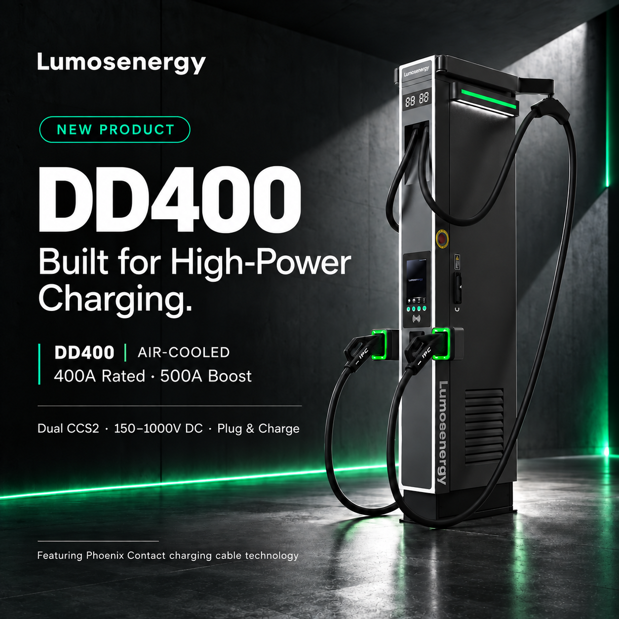 400A CCS2 Air-Cooled Fast Charger